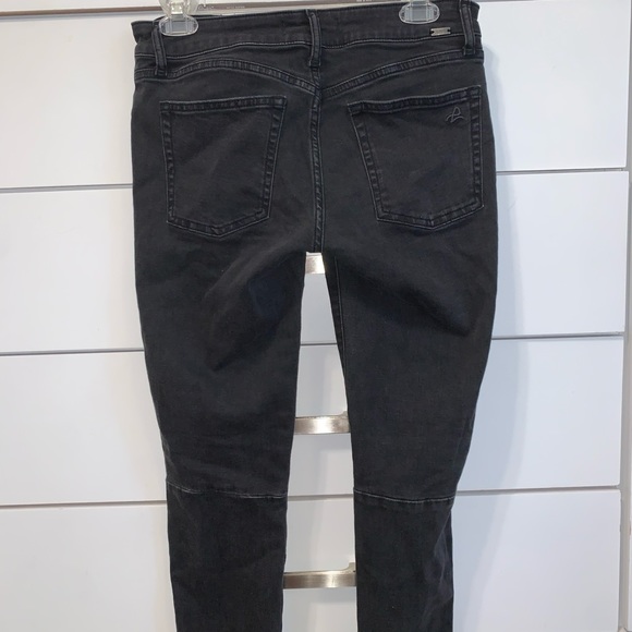 Anthropologie JA x DL1961 instasculpt black moto jeans - Picture 5 of 12